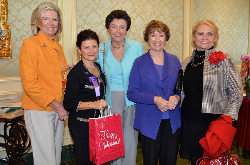 Becky Mahoney, Luisa Goldman, Jean Gay, Dot Scheurenbrand and Margarete Van Antwerpen