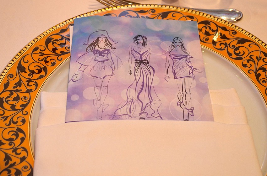 The table settings at SPARCCLE on the Runway