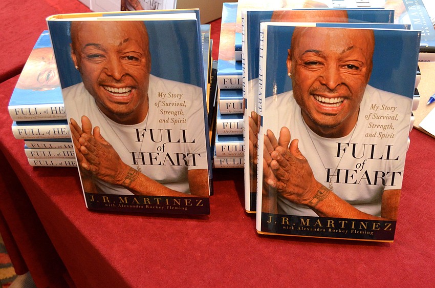 J.R. Martinezâ€™ book â€˜Full of Heartâ€™ at the 5th annual Compassion in Caring luncheon.