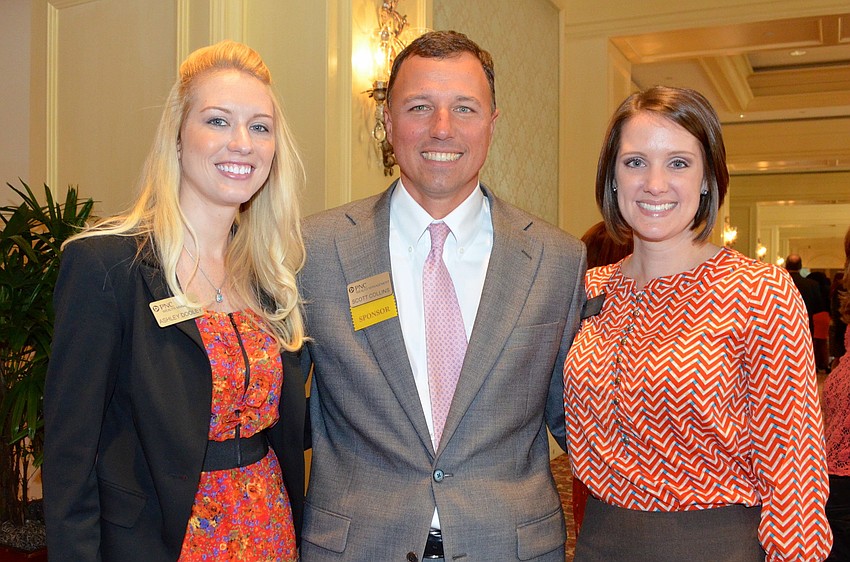 Ashley Dooley, Scott Collins and Jen Rust