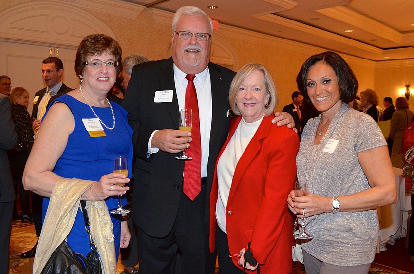 Diane McLaughlin, Rev. Chris Gray, Paula Gray and Lorraine Schwartz
