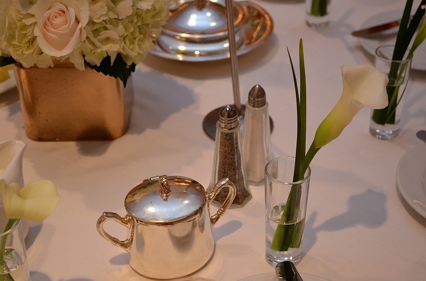 The beautifully decorated tables at the 5th annual Compassion in Caring luncheon
