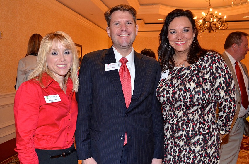 Holly Wright, Jonathan Fleece and Mary Monzingo