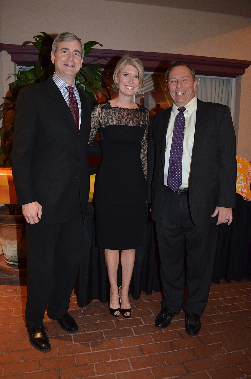 David Brackett, Joanna Pace-Brackett and Tom Hudson