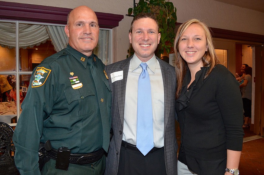 Jeff Bell, Dr. Lance Karp and Meghan Ruggiero