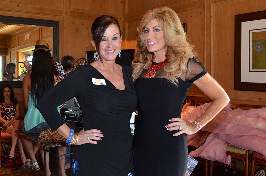 Michelle Brault and Chairwoman Susan Short