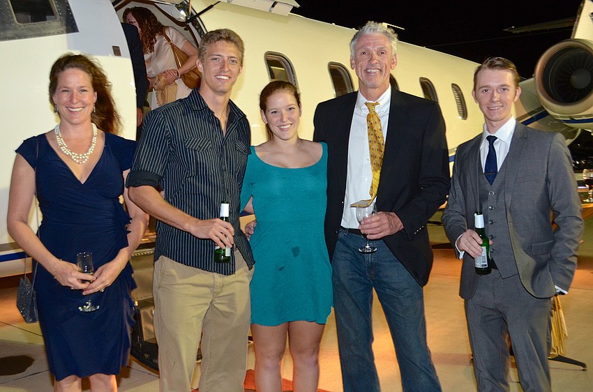 Marlene Marott, John Voisard, Whitney Beall, Bill Russini and Nate Barnett