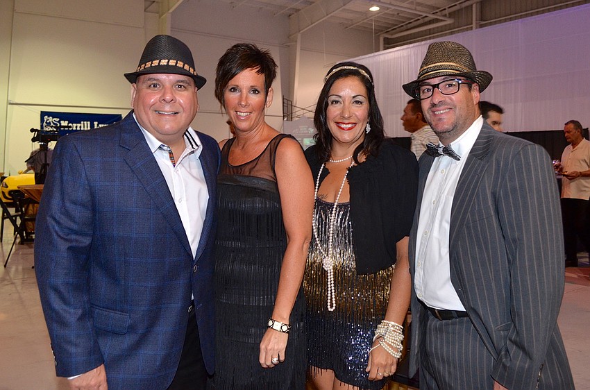 Paul and Julie Meyers with Nora and Tim Falconi