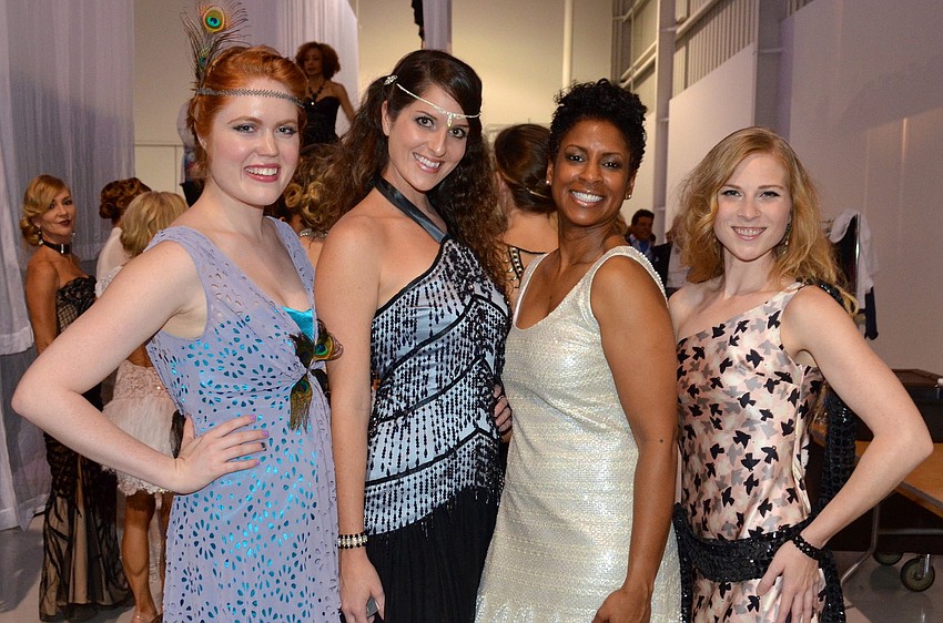 Models Ali Pruitt, Rachel Rossi, Sabra Pacheco and Colleen Yuskaitis