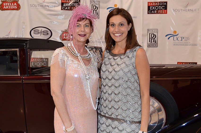 Chairwoman Marilee Roberts and Lea Mei