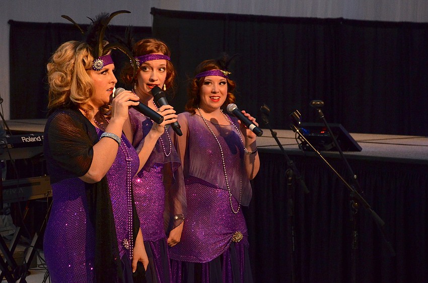 The Vocal Vixens performed at the Sarasota Exotic Car Fest Jet Port Reception Friday, Feb. 21, at Rectrix Aerodrome Center.