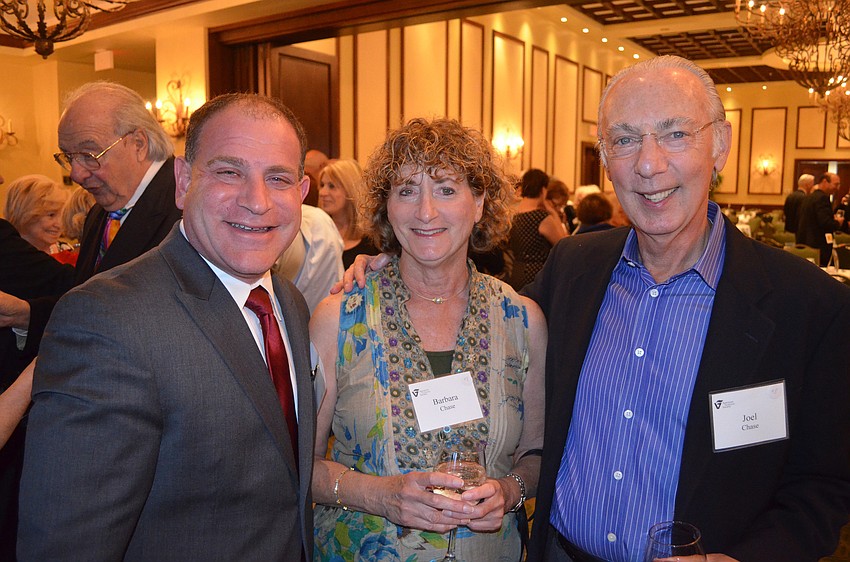 Marty Haberer with Barbara and Joel Chase