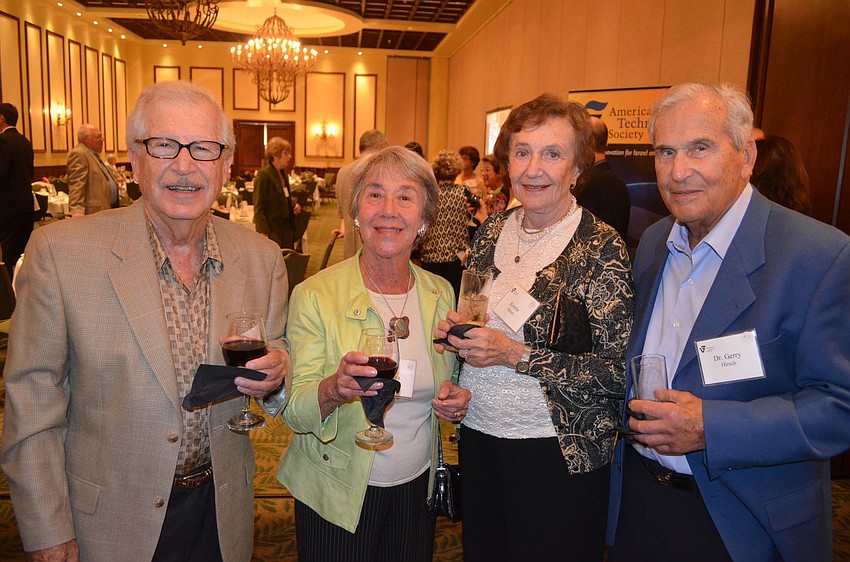 George and Zahava Schillinger with Ronnie and Gerry Hirsch
