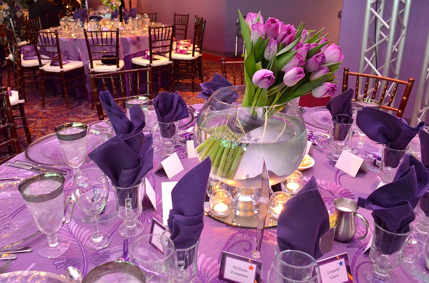 The table dÃ©cor at A-Nu Time