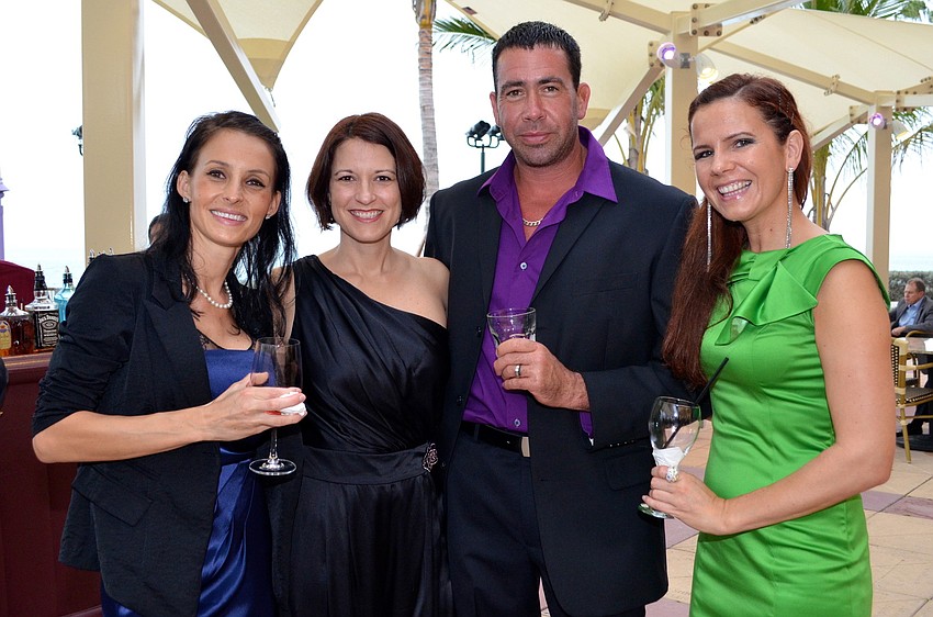 Petra Gurin, Tracy and Jeff Eisnaugle and Krisztina Gogolyak