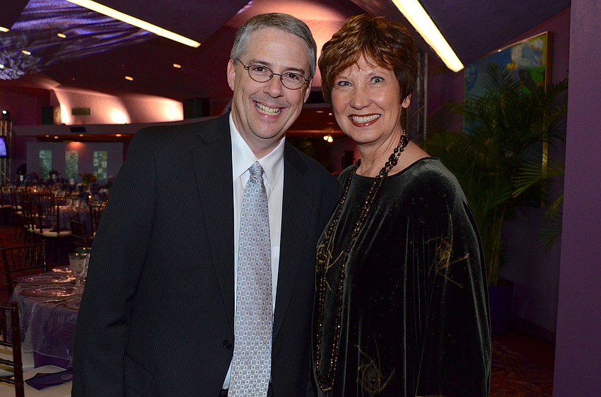 Joe McKenna and design Chairwoman Anne Folsom Smith