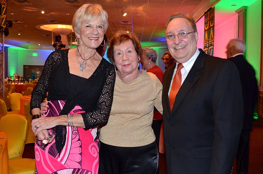 Lee Dougherty Ross, Jane Riggins and John Fischer