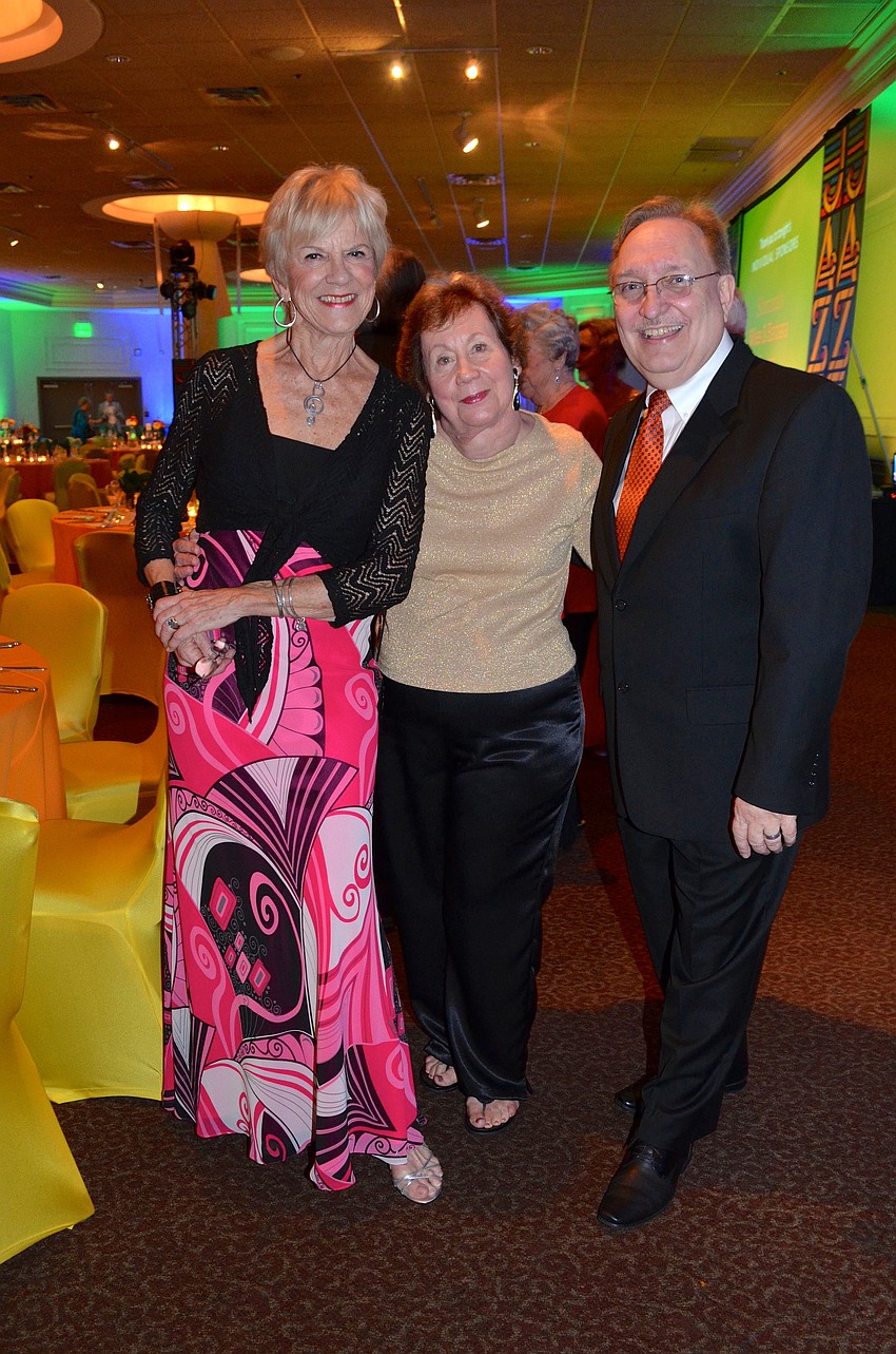 Lee Dougherty Ross, Jane Riggins and John Fischer