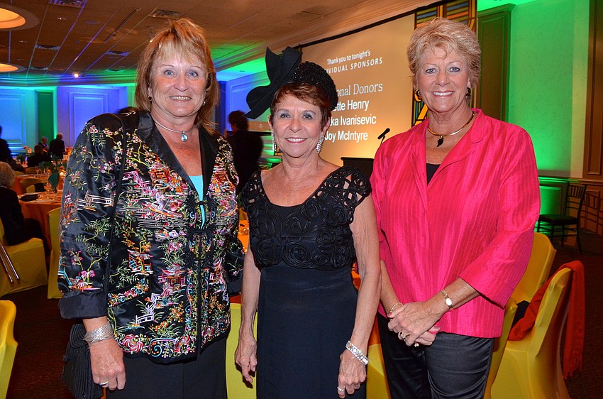 Lynn Stewart, Carol Peschel and Debbie Comer