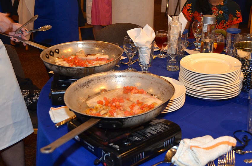 Guests prepared their own three-course meal at Cooking For Wishes Thursday, Feb. 27, at Michaelâ€™s On East.