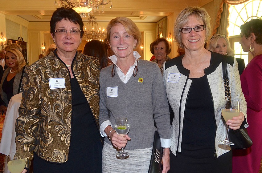 Linda de Mello, Caroline Amory and Marjorie Floyd