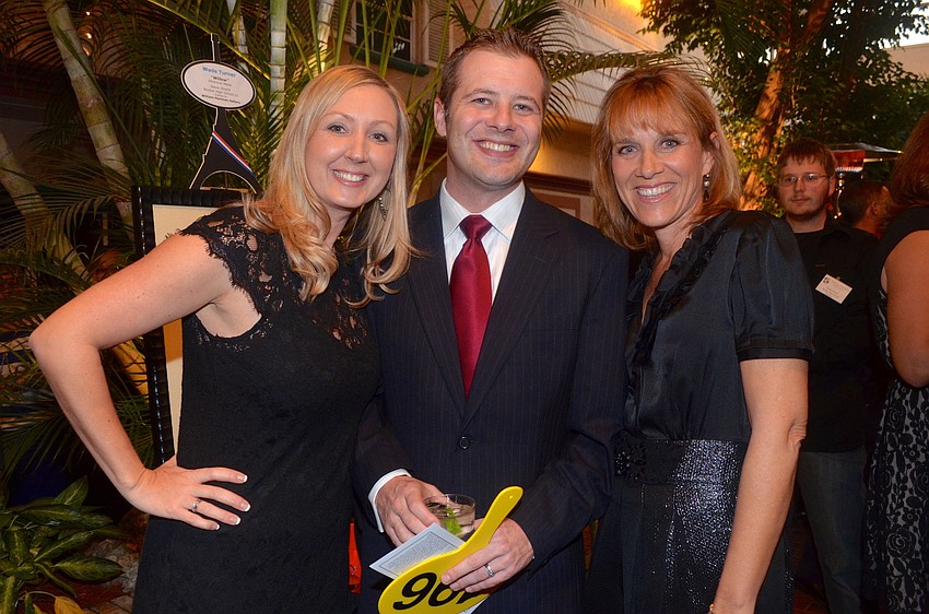 Janel and Brian Dorn with Judy Jones