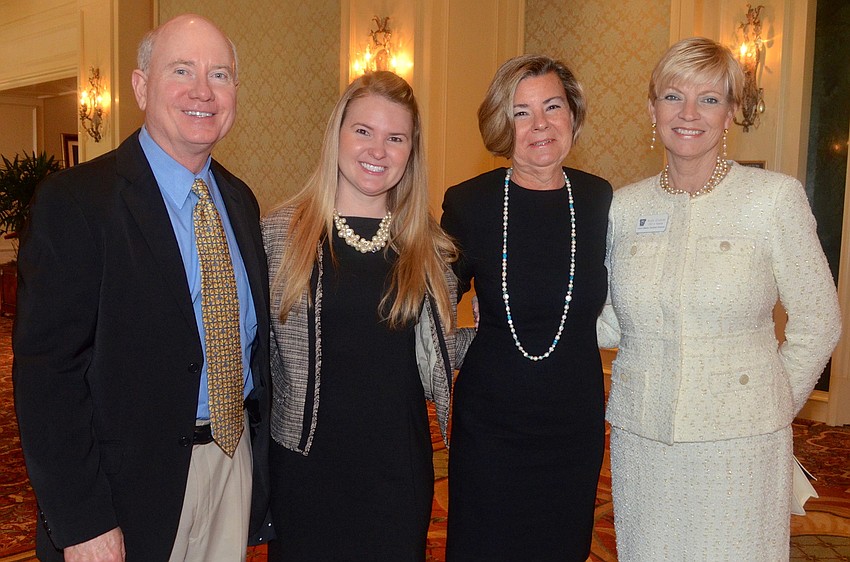 Dr. Brian Garby, Carolyn Garby, Donna Garby and Alex Quarles