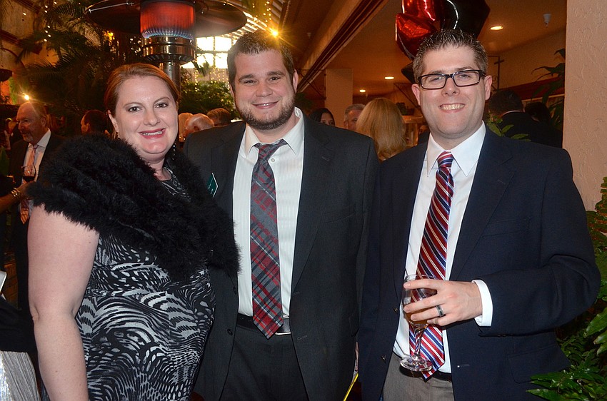 Ashley and Dan Harris with Stevan Collins