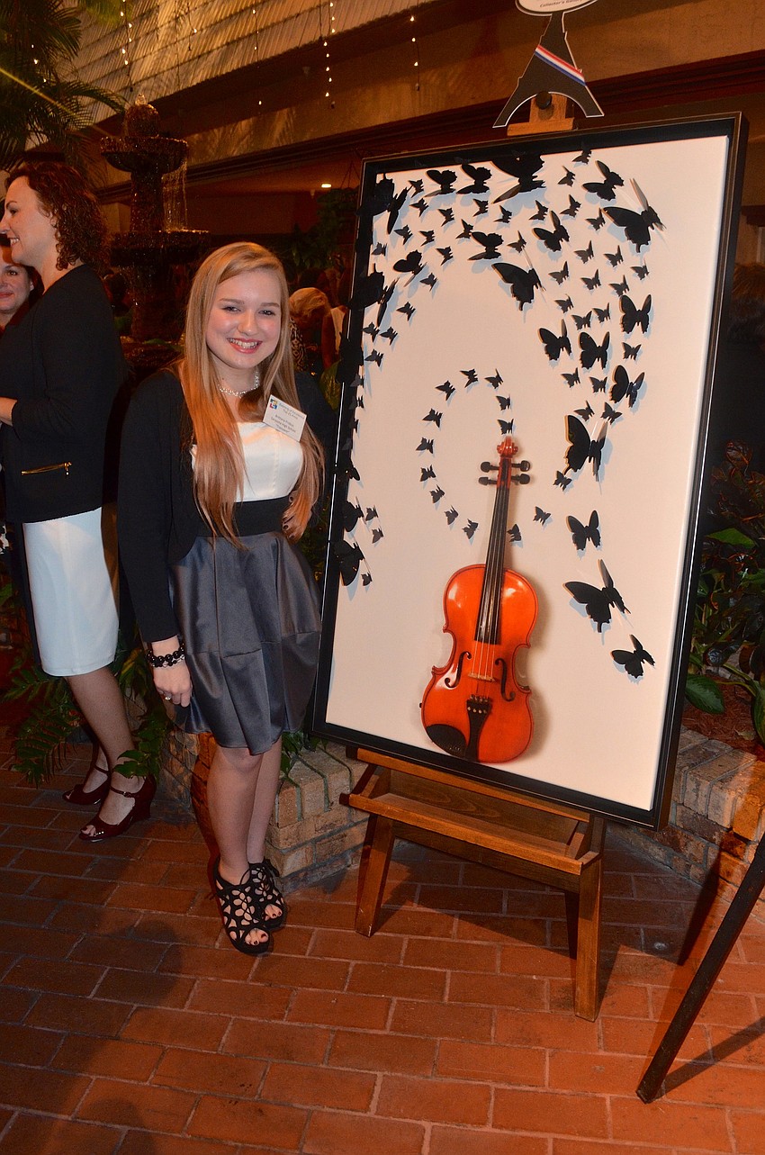 Sarasota High School student Brittany Probus