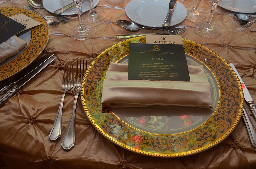 The dÃ©cor at Asolo Repertory Theatreâ€™s annual gala â€œA Night at the Rainbow Roomâ€