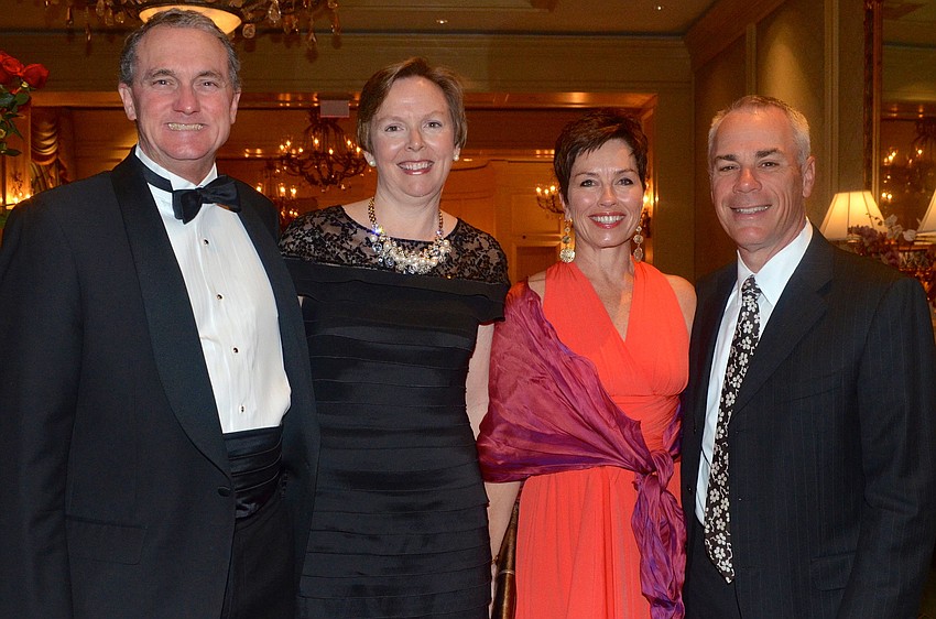 Tom and Betsy Marshall with Holly and Jay Logan