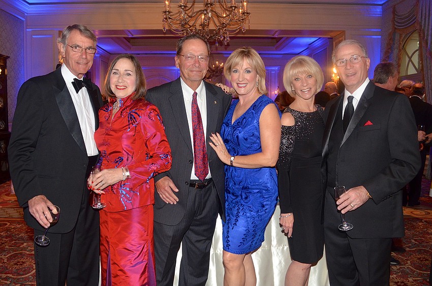 Jim Meekison and Carolyn Keystone, Steve Wilberding and Teri Hansen and Debbie and Larry Haspel