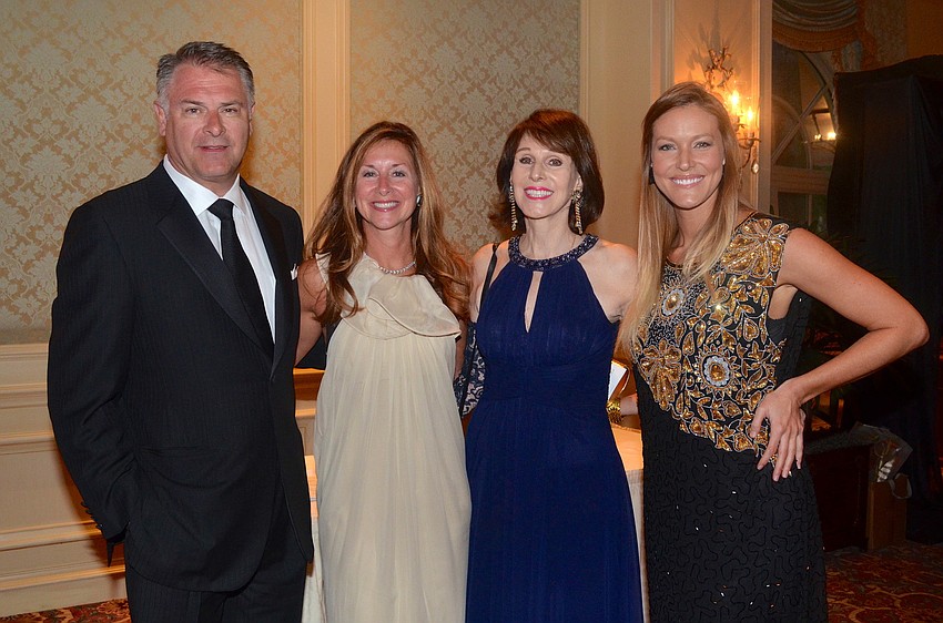 Mark and Kim Standish with Pamela Hughes and Chelsea Potthast