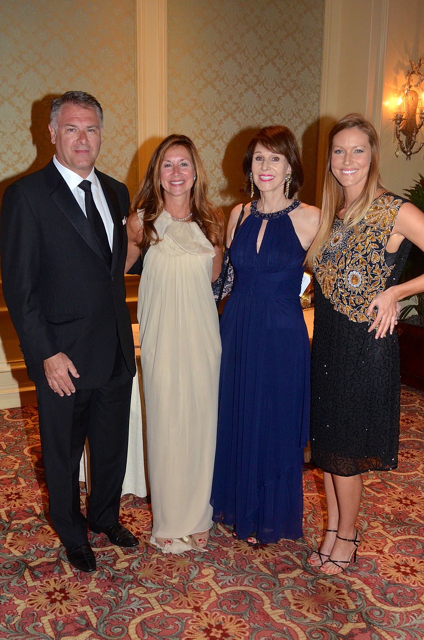 Mark and Kim Standish with Pamela Hughes and Chelsea Potthast