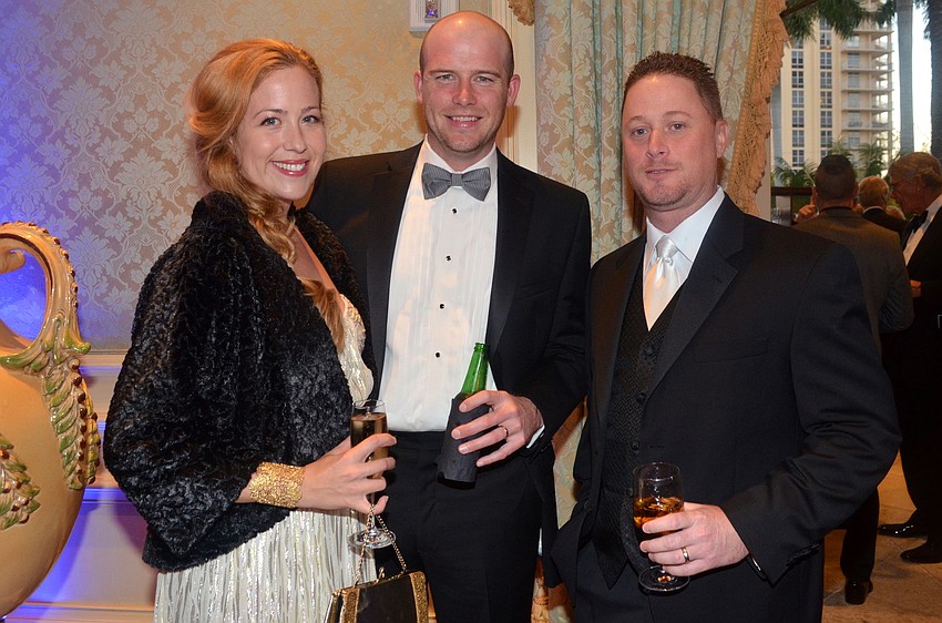 Jane and Matt Thompson with Trevor Taylor