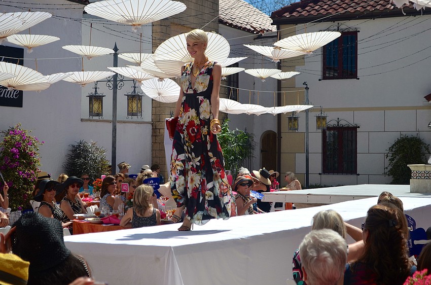 The best of Saks Fifth Avenue Spring 2014 fashions were modeled at Couture in the Courtyard.