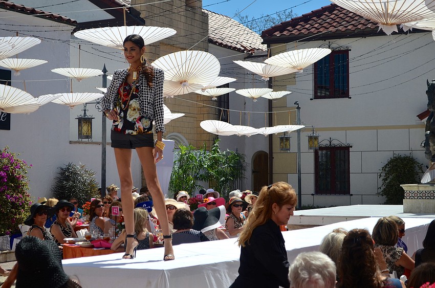The best of Saks Fifth Avenue Spring 2014 fashions were modeled at Couture in the Courtyard.