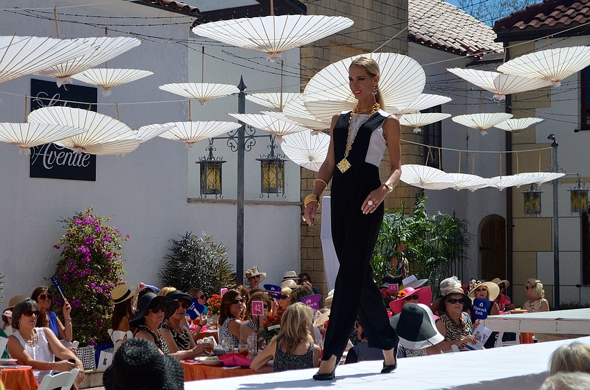 The best of Saks Fifth Avenue Spring 2014 fashions were modeled at Couture in the Courtyard.