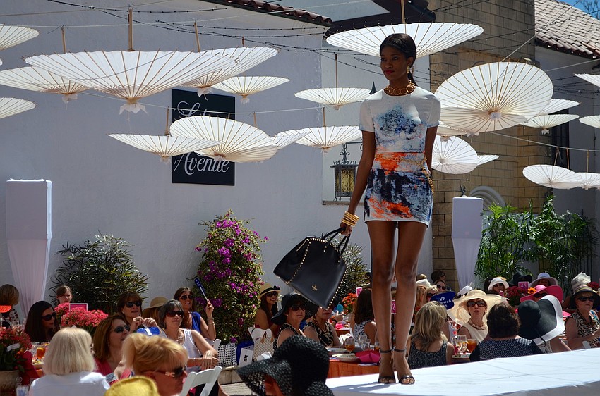 The best of Saks Fifth Avenue Spring 2014 fashions were modeled at Couture in the Courtyard.