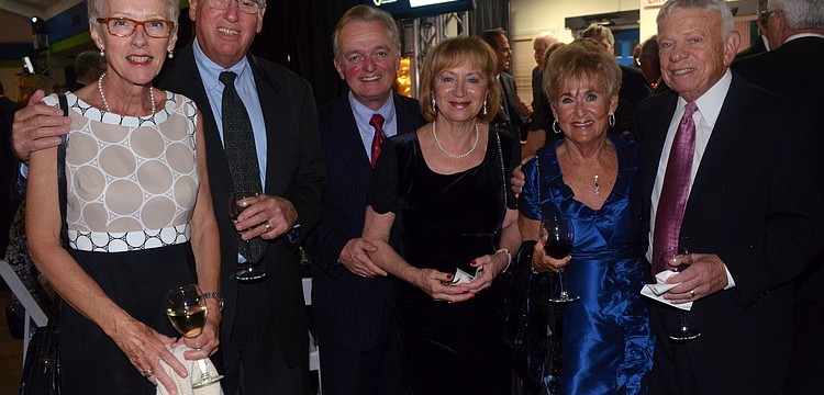 Dale and Steve Adler, Harry and Nancy Hobson and Bunny and Mort Skirboll