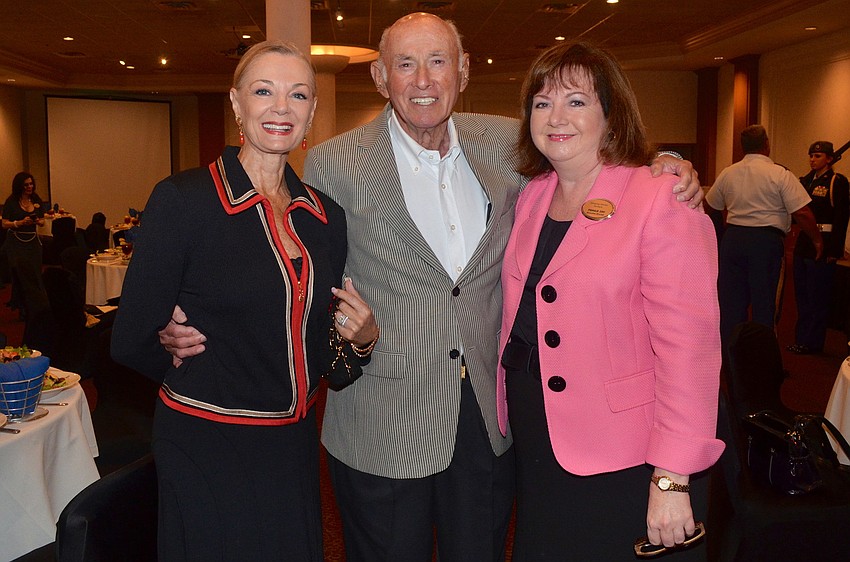 Jean and Alfred Goldstein with Pam Day
