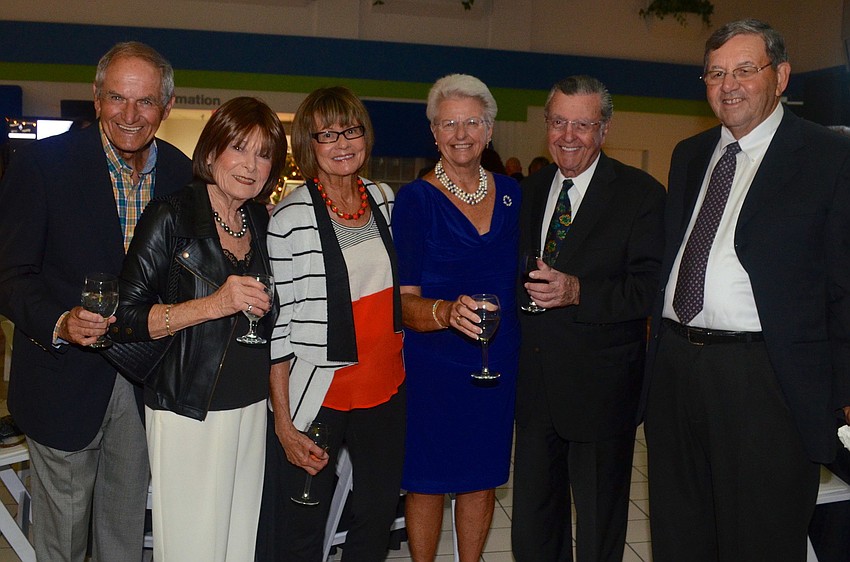 Herb and Sandy Moss, Barbara Quiriconi, Sue Coyne, Bill Levine and Frank Quiriconi