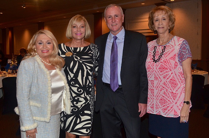 Ida Zito, Co-Chair Chris Sancin, featured speaker Col. Mark Tillman and Co-Chair Bert Minot