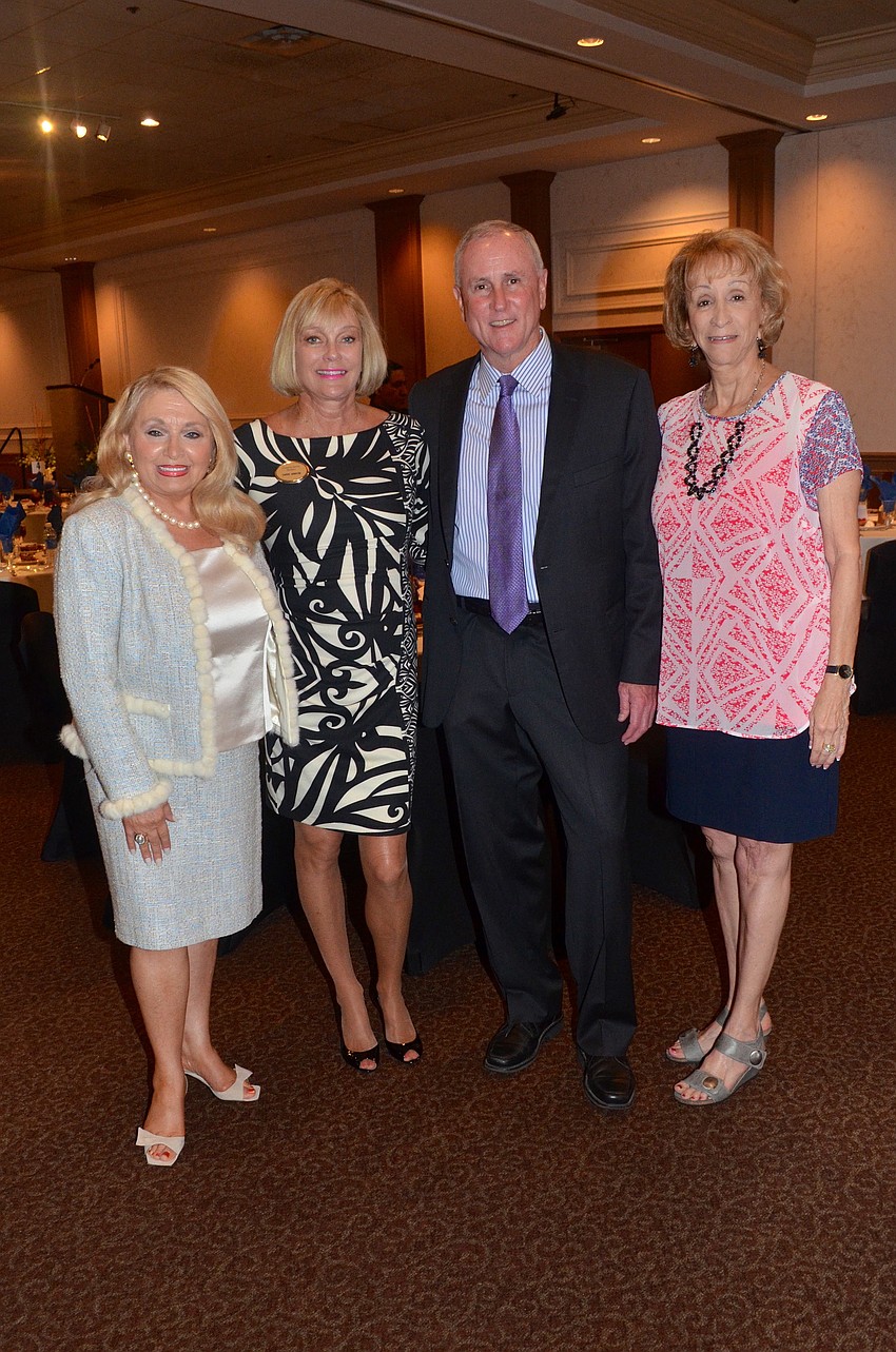 Ida Zito, Co-Chair Chris Sancin, featured speaker Col. Mark Tillman and Co-Chair Bert Minot