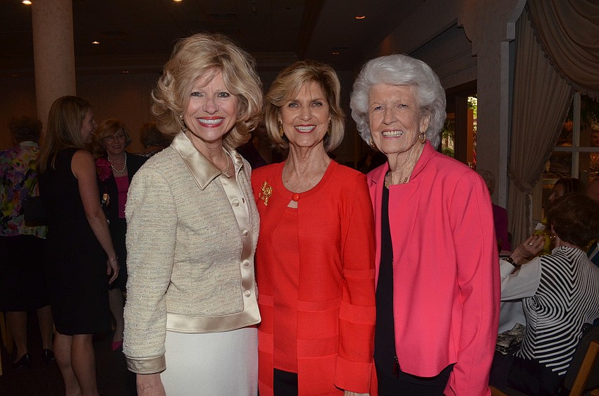 Barb Haskins, Myrna Welch and Cas Henderson