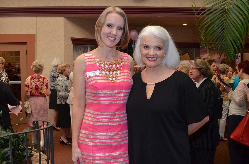 Jessica Hays and Chairwoman Susan Powers