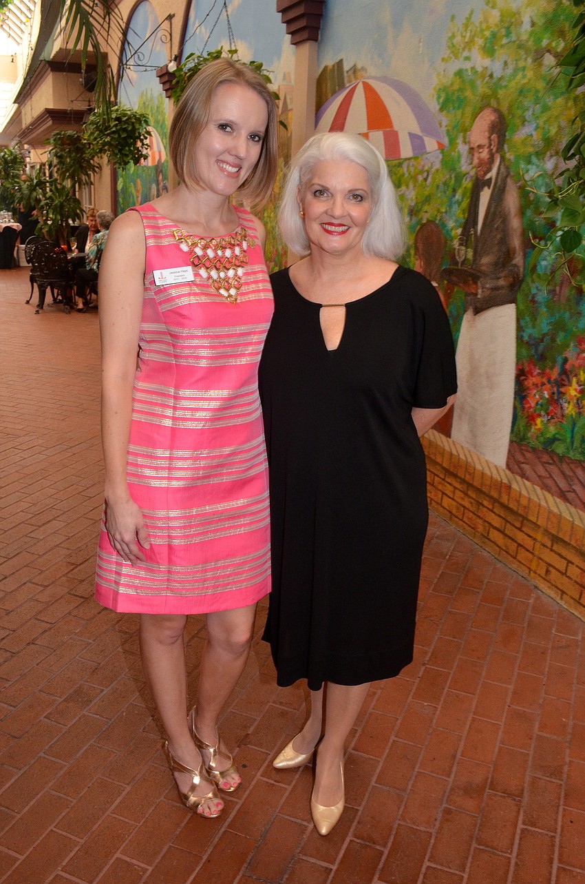 Jessica Hays and Chairwoman Susan Powers