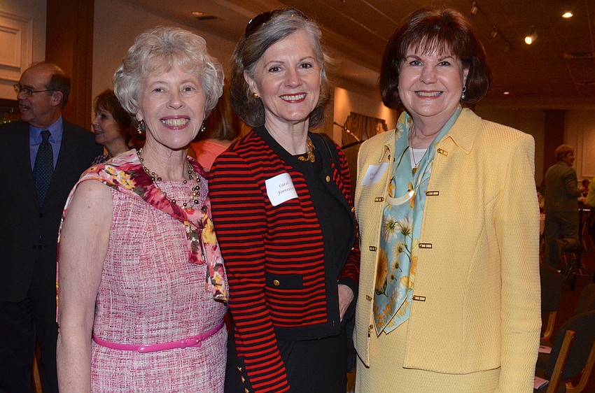 Mary Lou Moulton, Carol Forrester and Elizabeth Wery