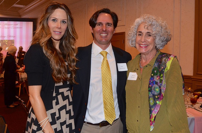 Courtney and Paul Tarantino with Sharon Prizant