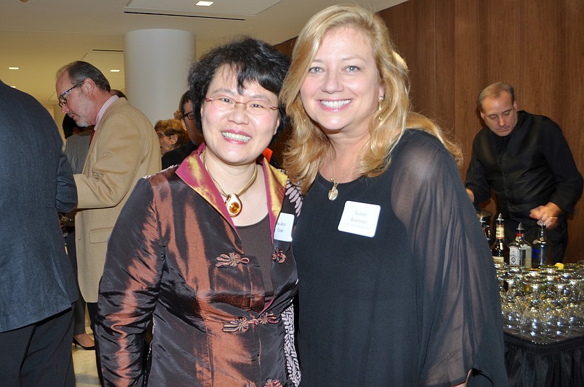 Featured artist Mei-Ann Chen and Susan Brennan